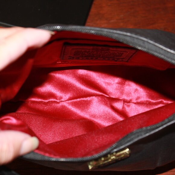 Coach Madison Leather Satchel Black EUC - Picture 5 of 10